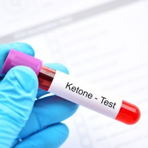 Ketone blood test