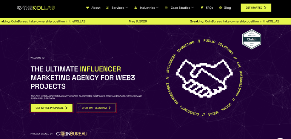 theKOLLAB crypto PR agency