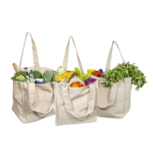 Canvas Grocery Shopping Bag