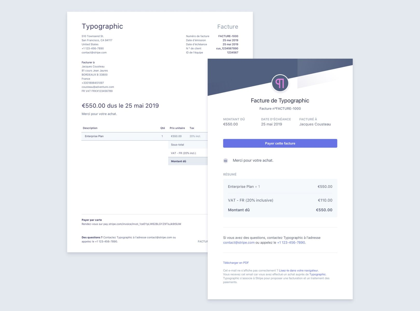 Stripe Invoices