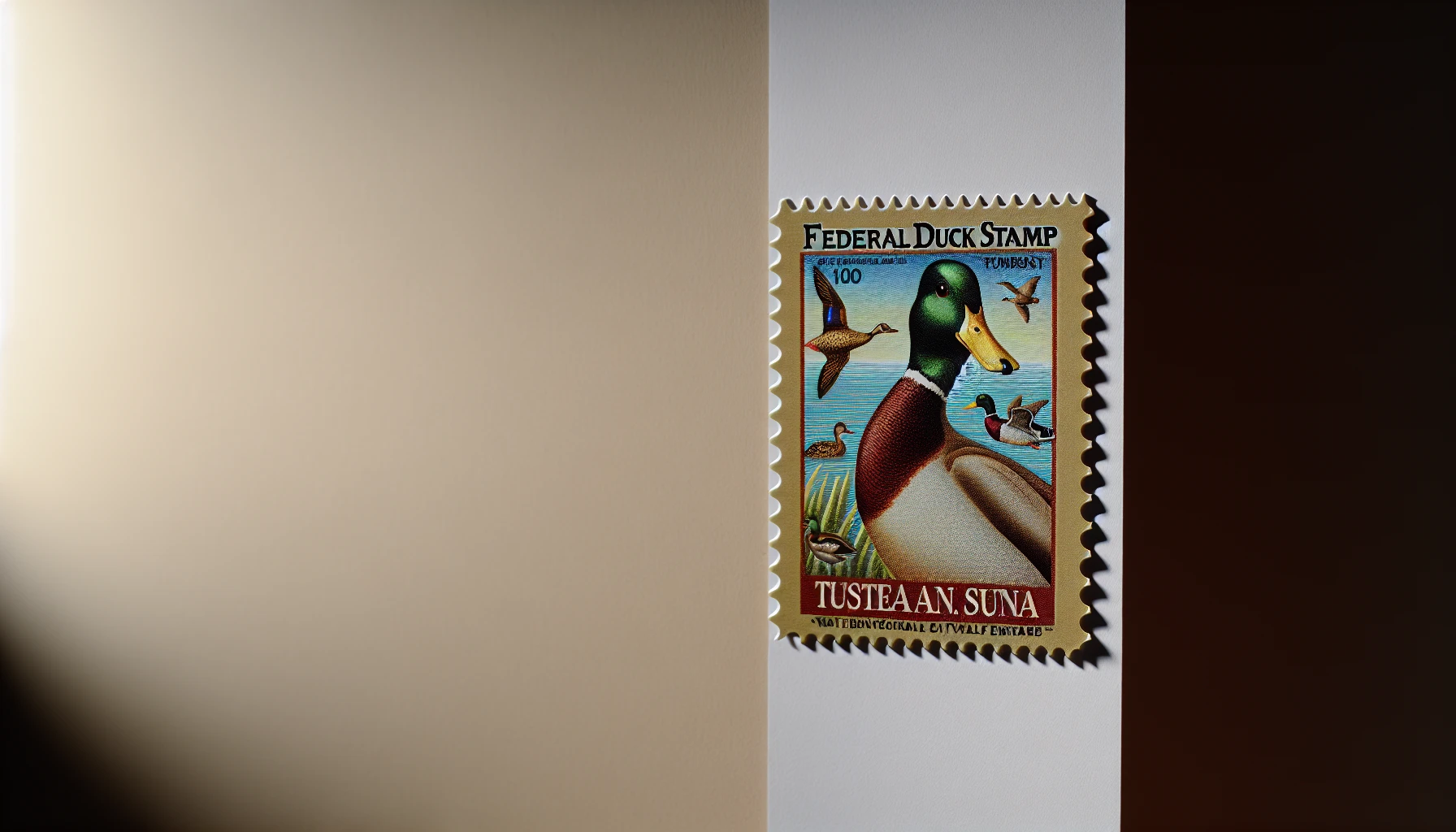 Federal Duck Stamp on display