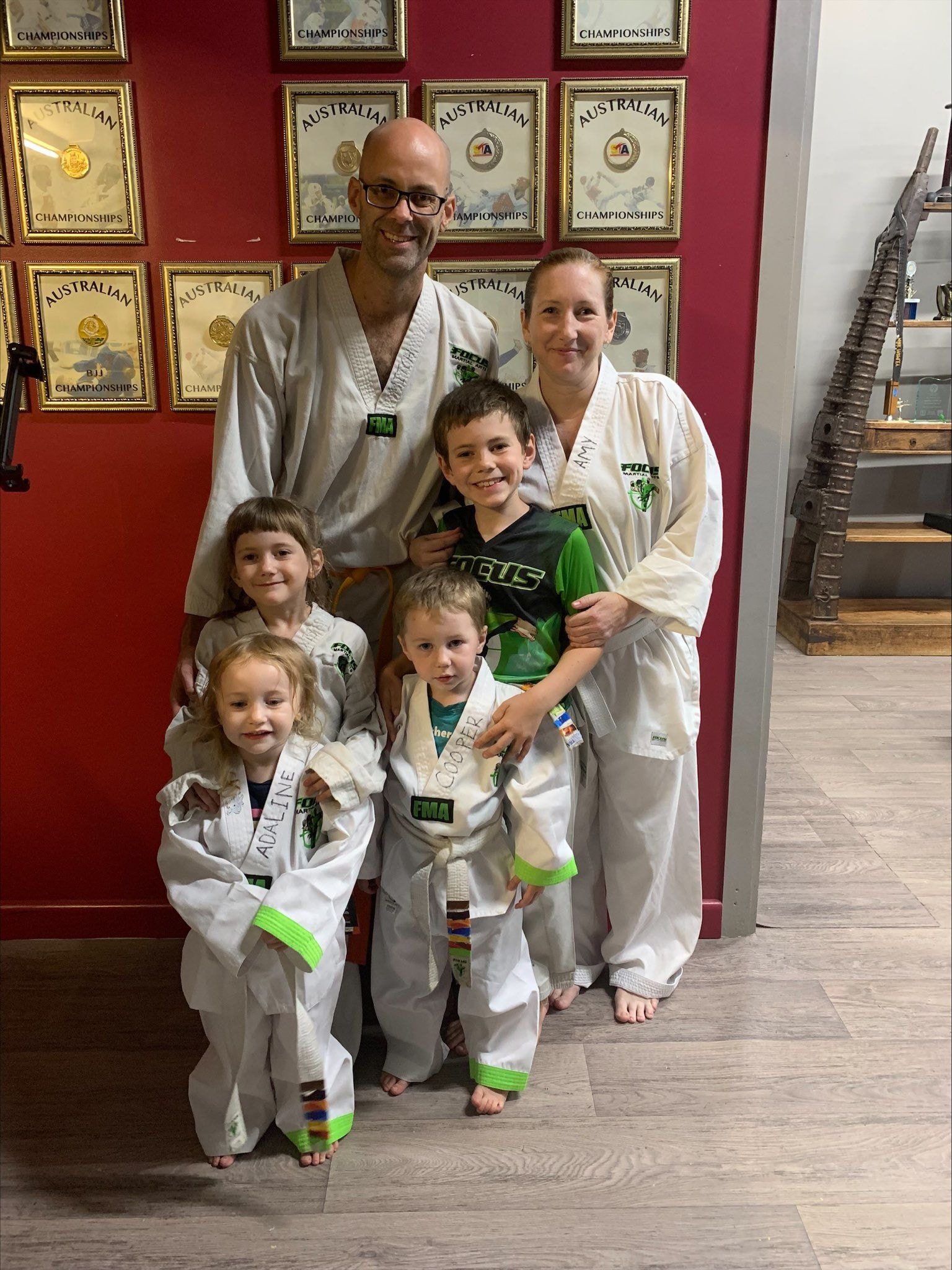 martial arts training for self-control and motor skills