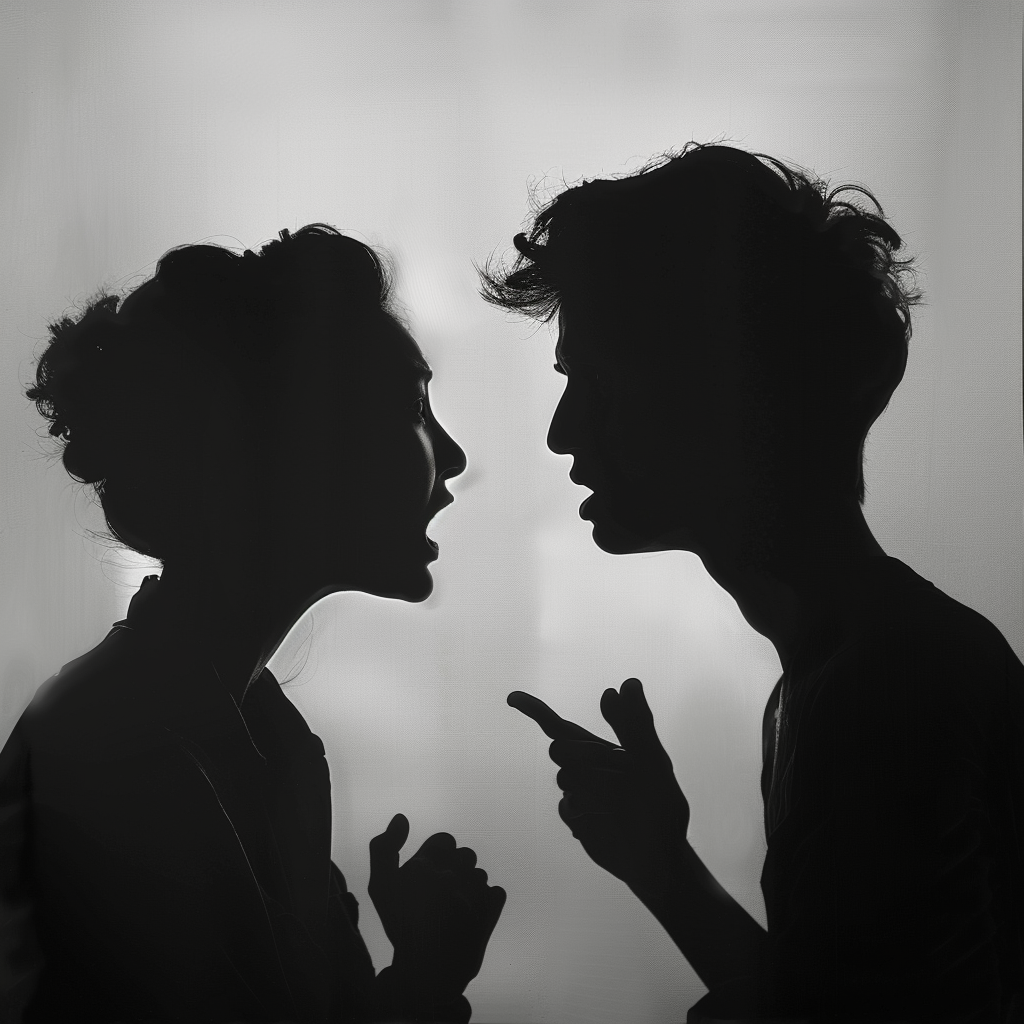 an image of a couple arguing due to breakdown in communication