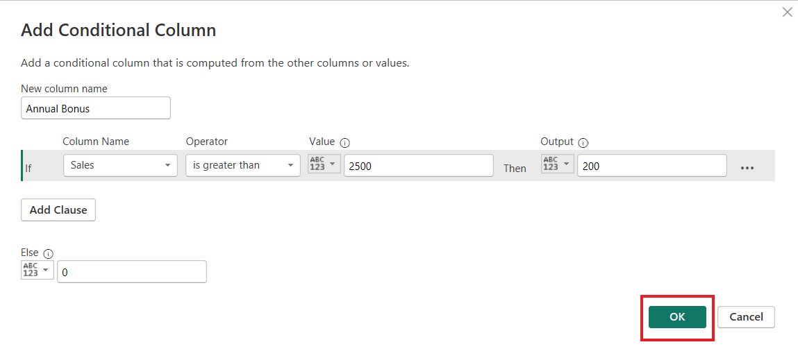 Create Conditional Column in Power Query