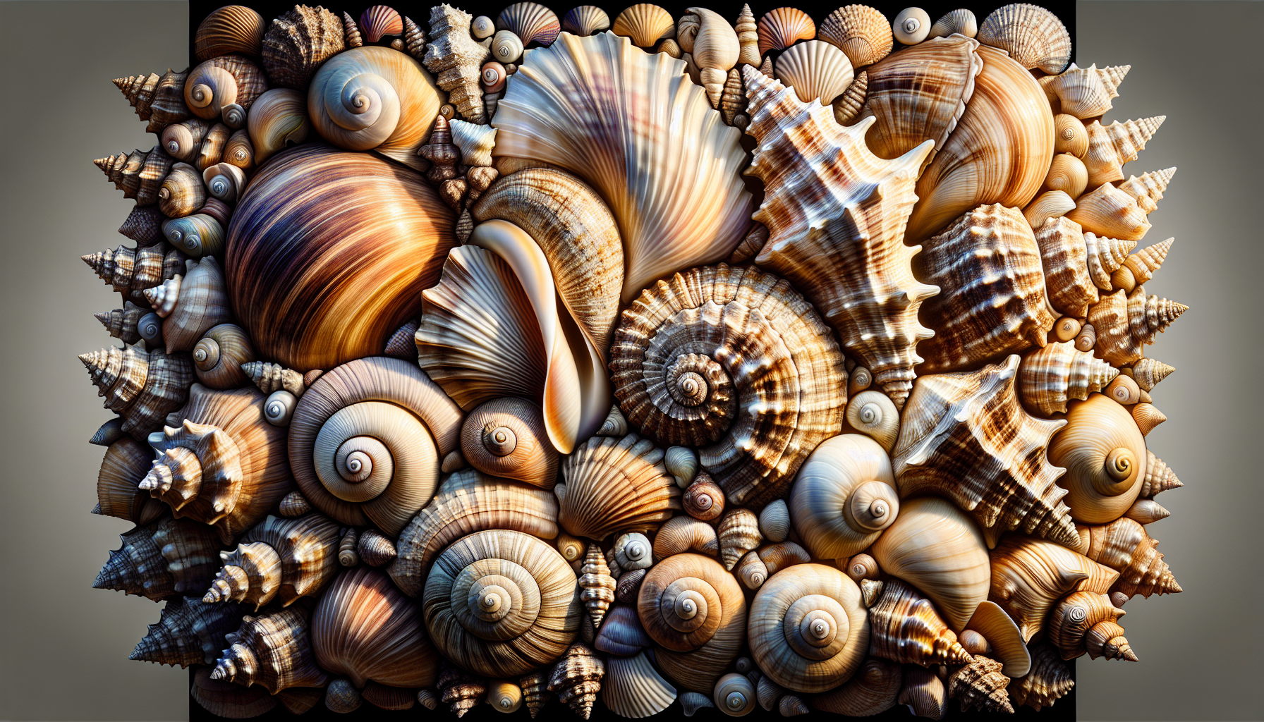Large Seashells Wholesale | Artistic representation of popular large seashell varieties
