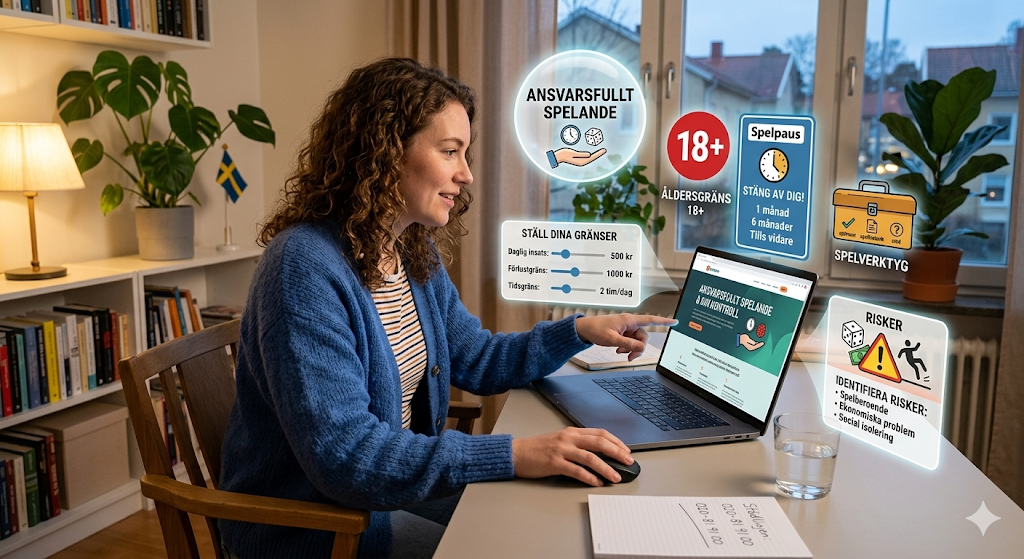 Ansvarsfullt spelande hos casino med gränser och BankID hemma för tryggt spel och mer kontroll nästa gång