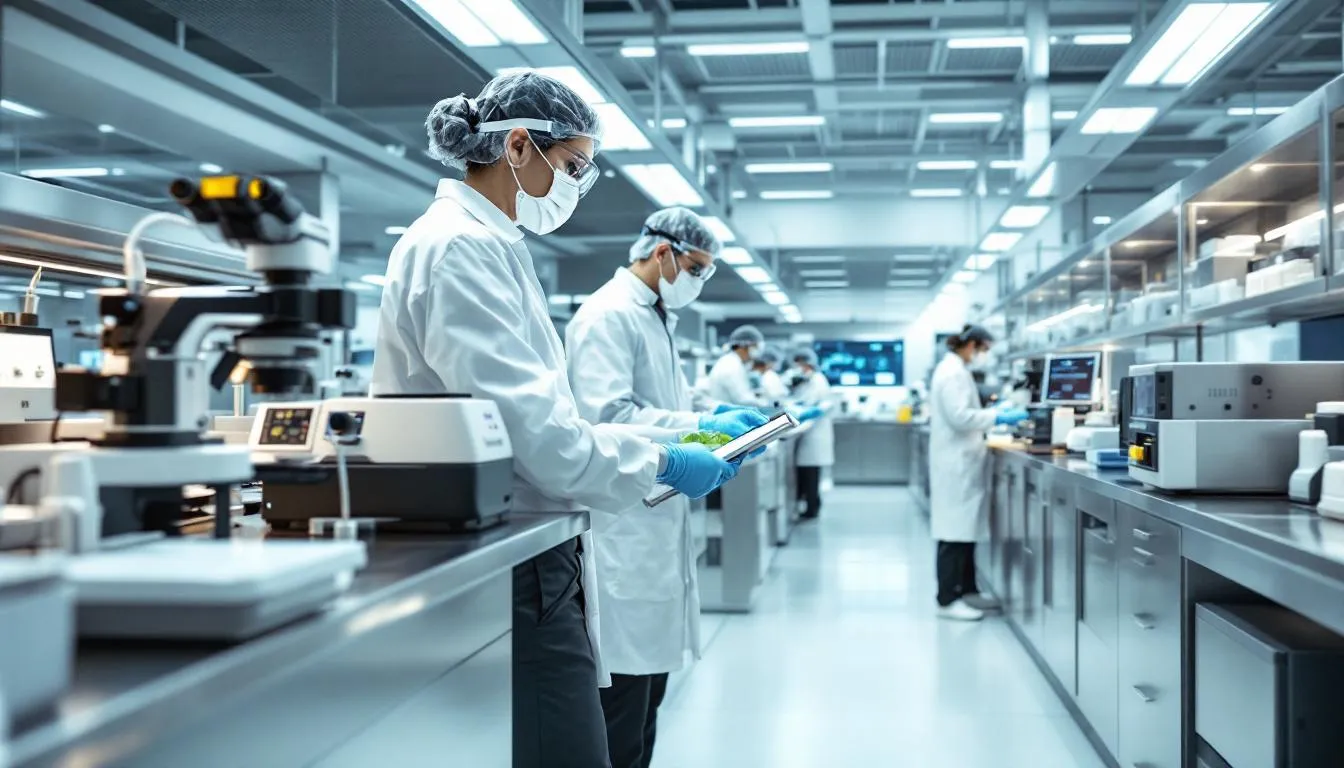 Safety measures in laboratory operations.