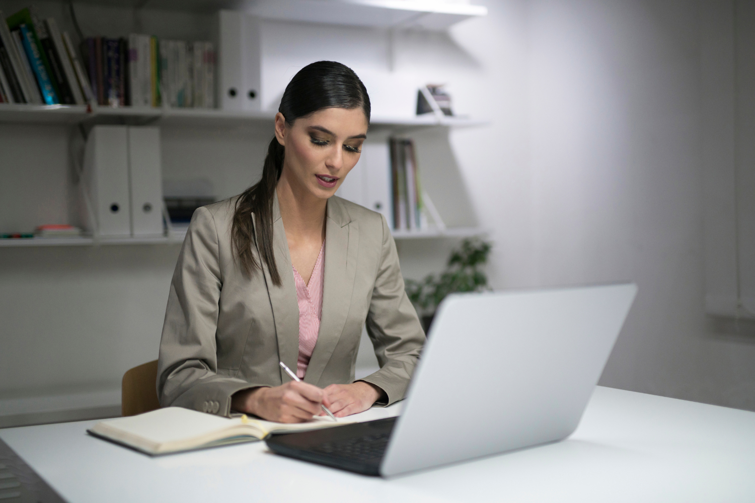 Business owner preparing paid test task.