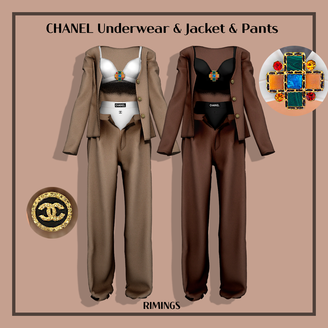 Chanel Underwear & Jacket & Pants