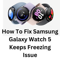 How do you fix a frozen Samsung Galaxy watch?