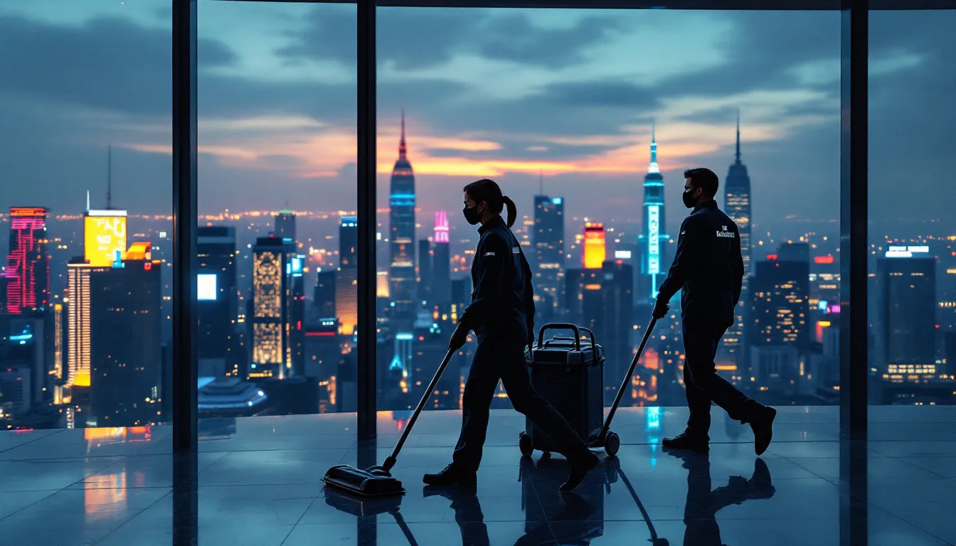 Move-in and move-out deep cleaning services in action.