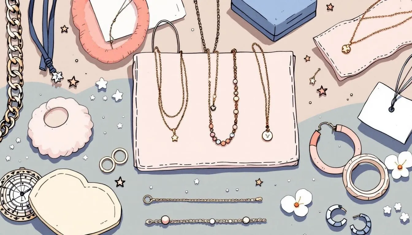 Everyday jewelry that makes for cute and affordable gift ideas for girlfriends.