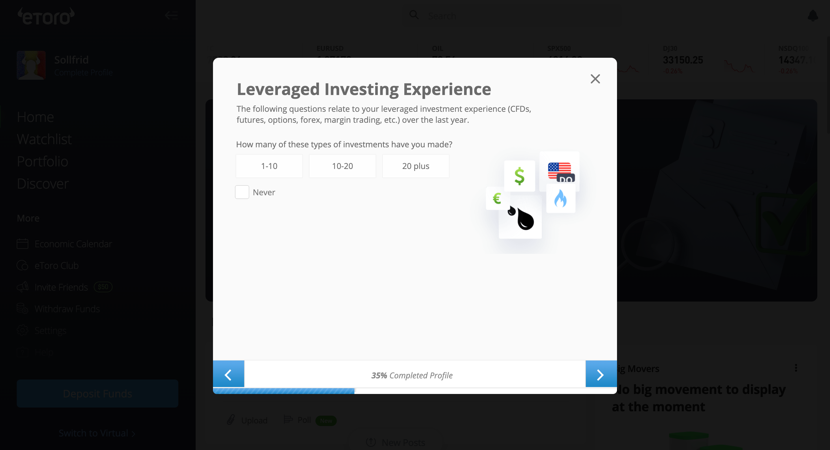 step-1.11-leveraged-investing-experience-when-buying-bitcoin-on-etoro