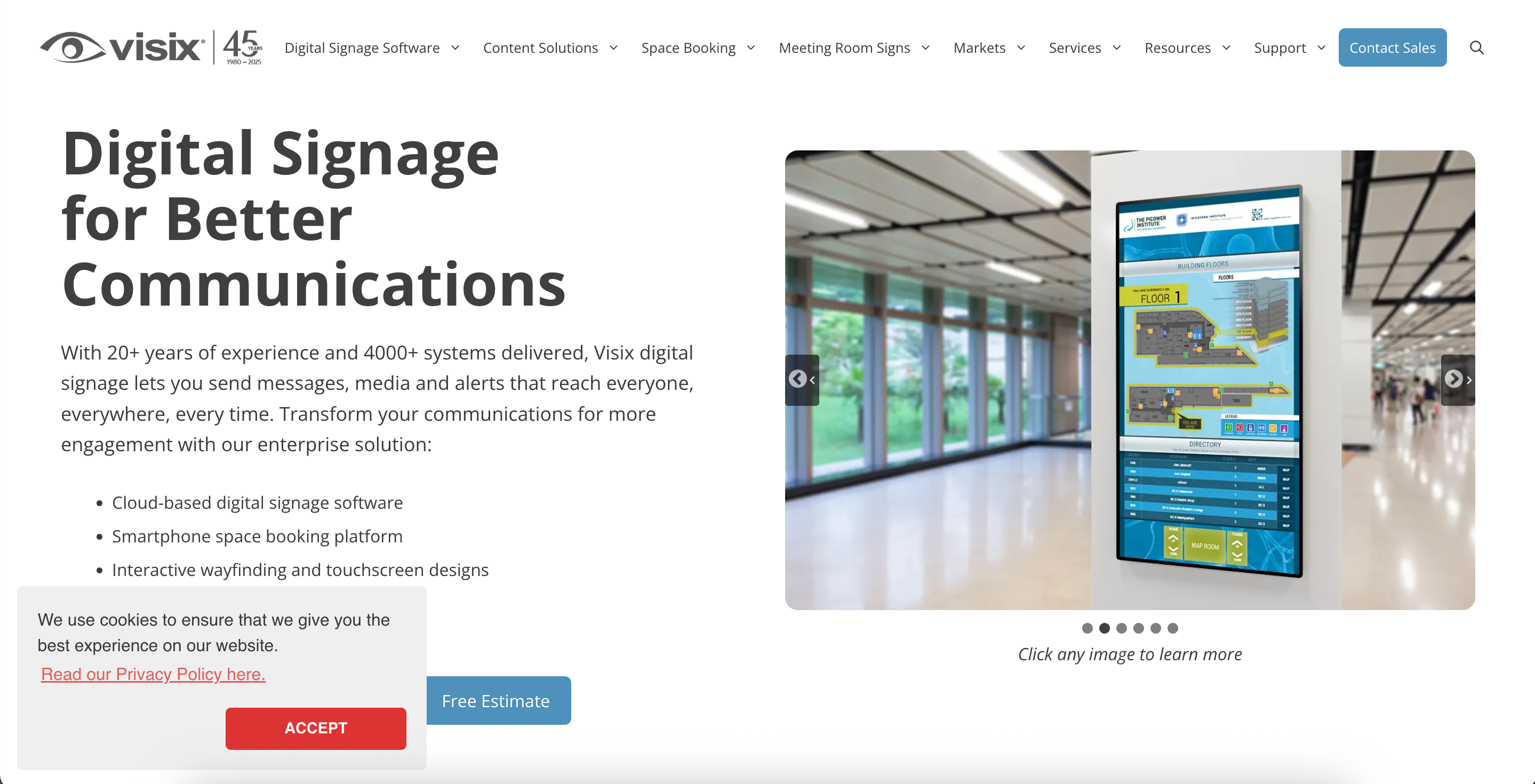 9 Best Digital Signage Companies 9 visix inc