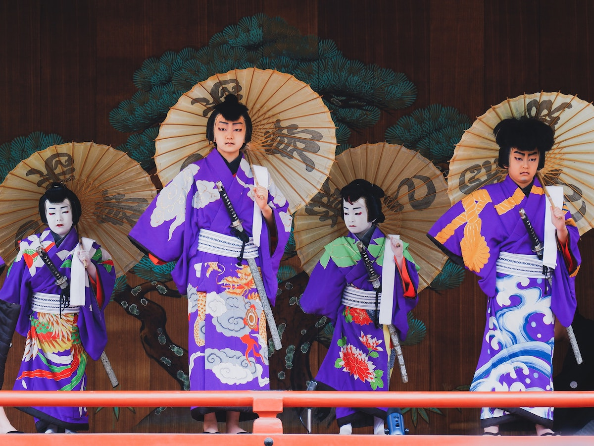 Art Festival During Culture Day in Japan