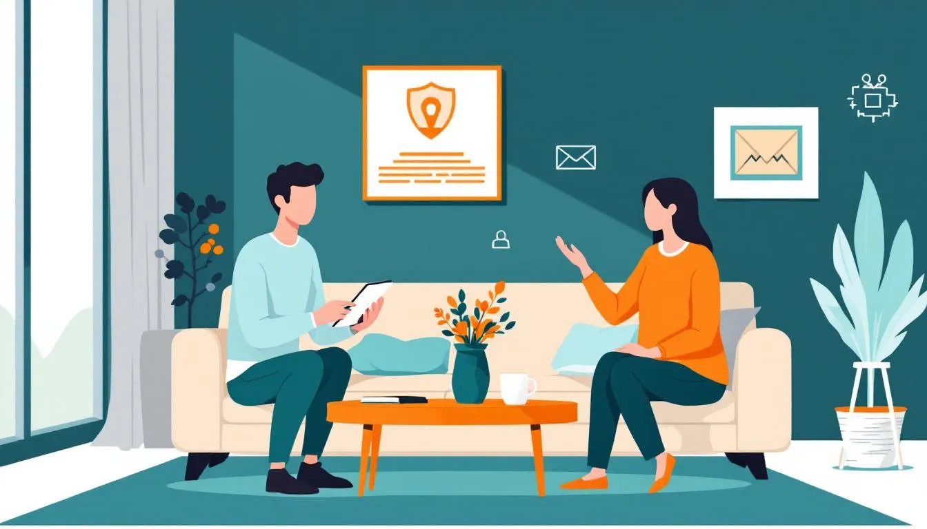 An Airbnb host communicating effectively with guests to ensure safety.