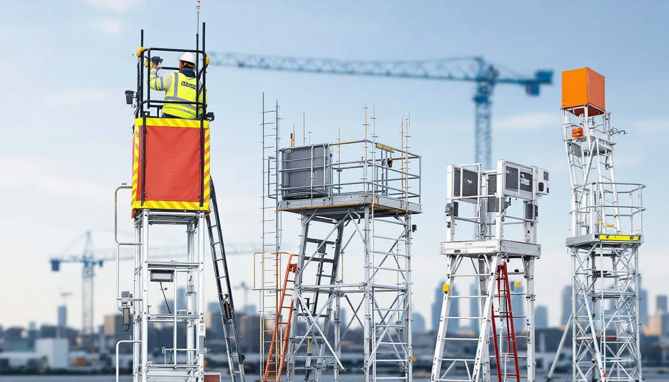 Access towers used in both industrial and DIY projects.