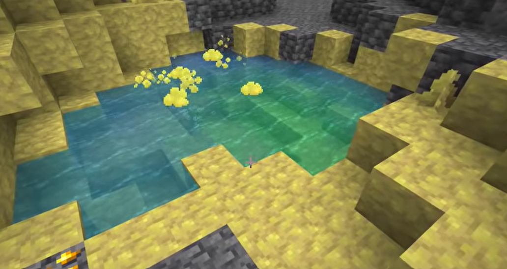 sulfur pools in minecraft