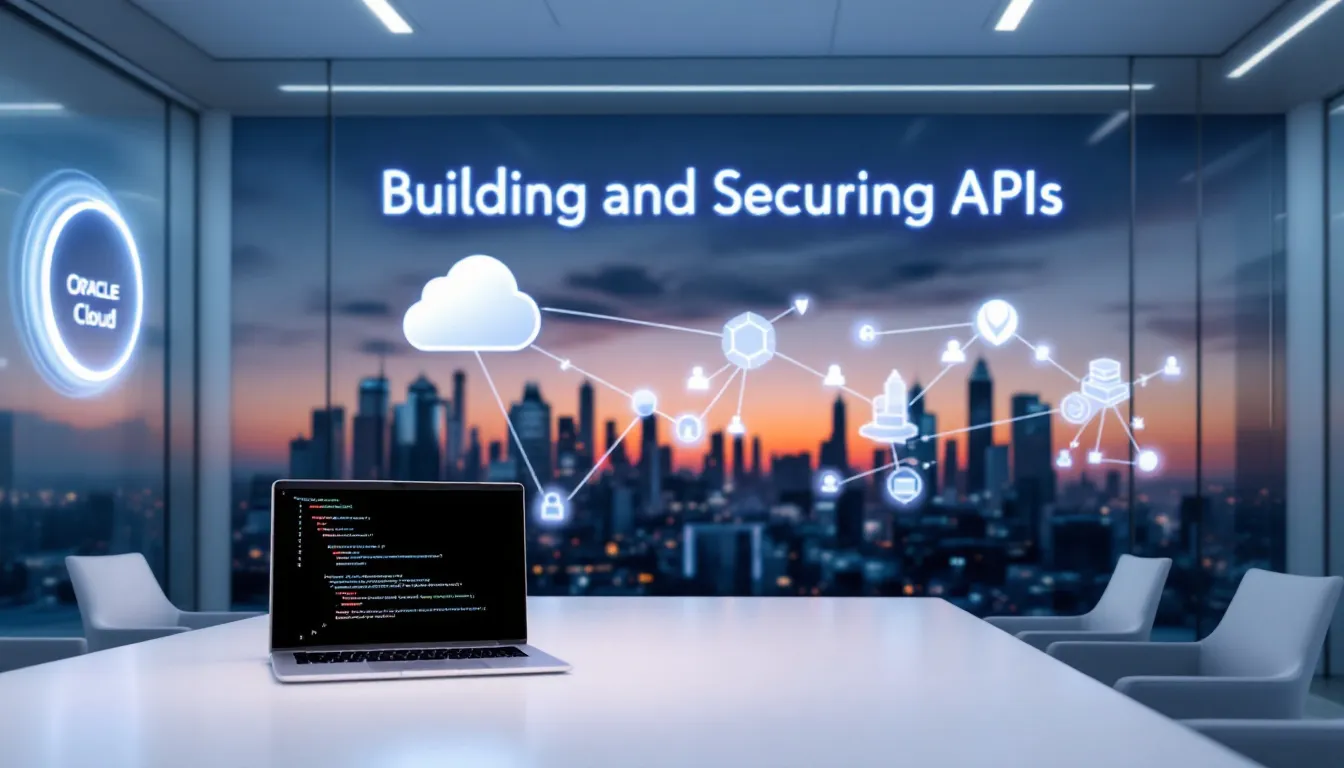 Building and securing APIs using Oracle Cloud services.