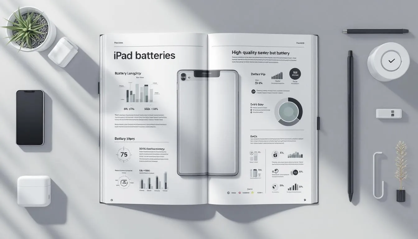 Verwendung hochwertiger Akkus für iPads zur Verlängerung der Batterielebensdauer.