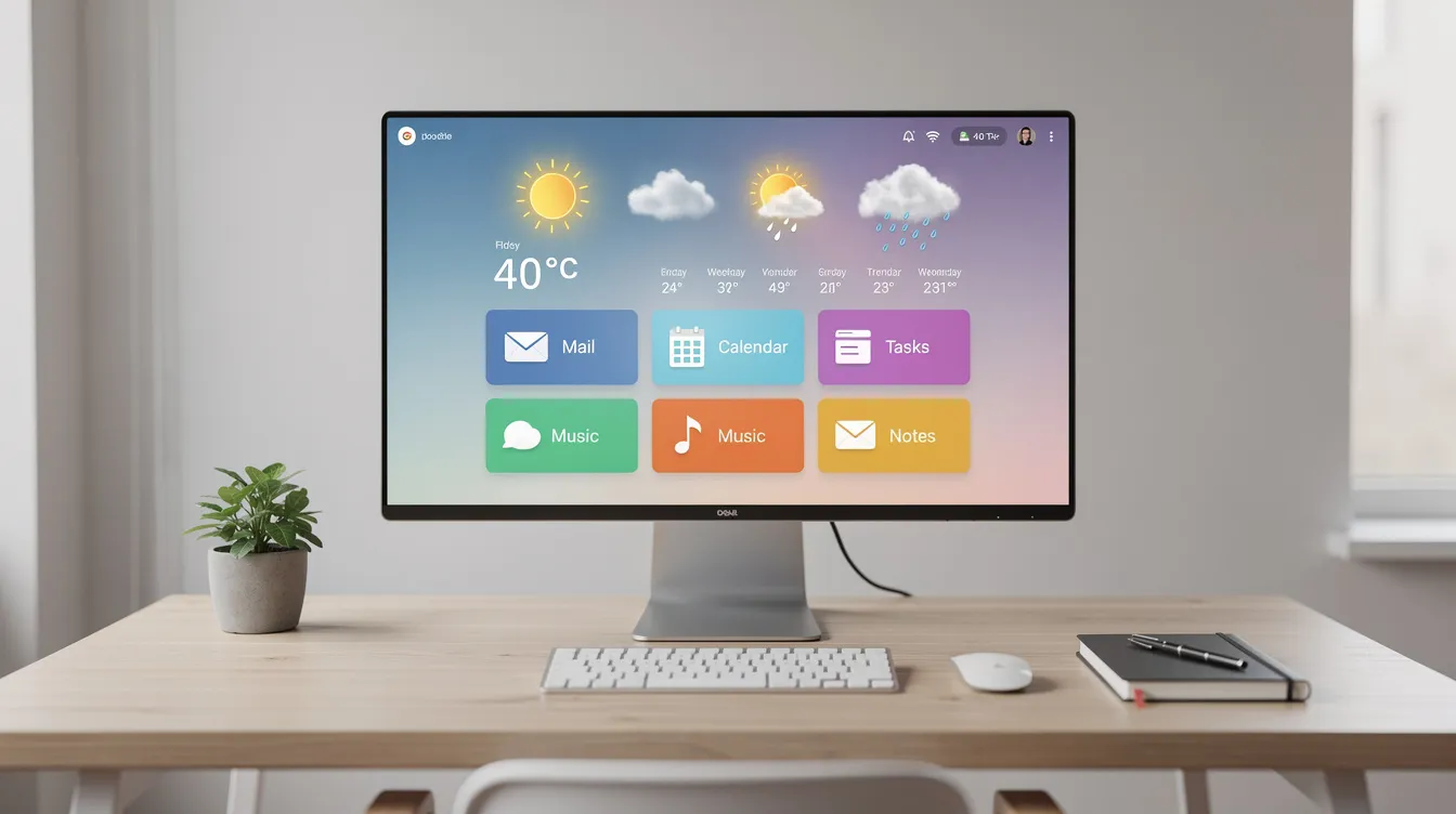 Illustration of browser-based work