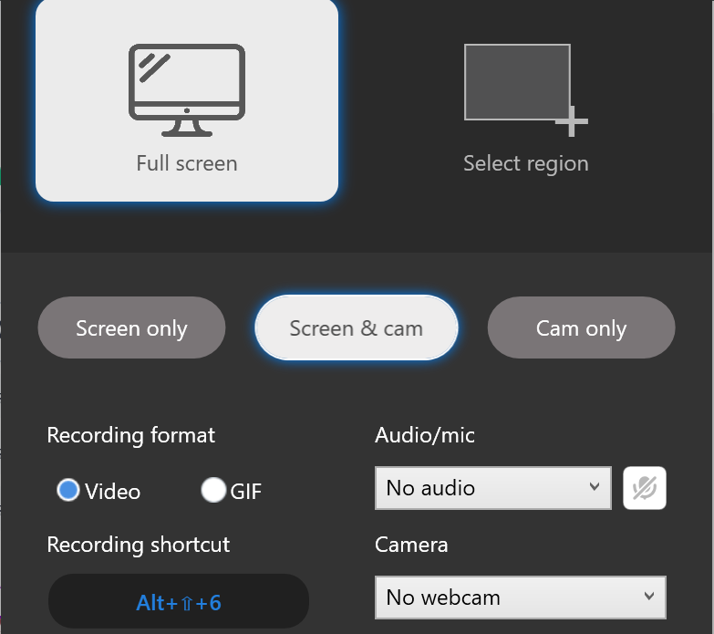 Recording your presentation along with background music on Zight