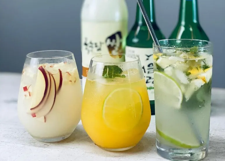 recipes for cocktails made with Soju