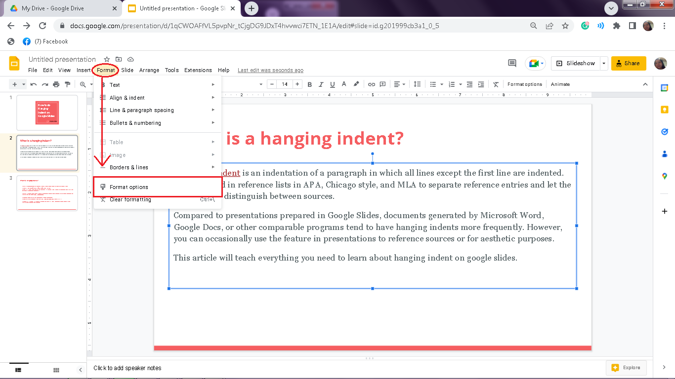 Learn How To Do Hanging Indent On Google Slides A Step By Step Guide