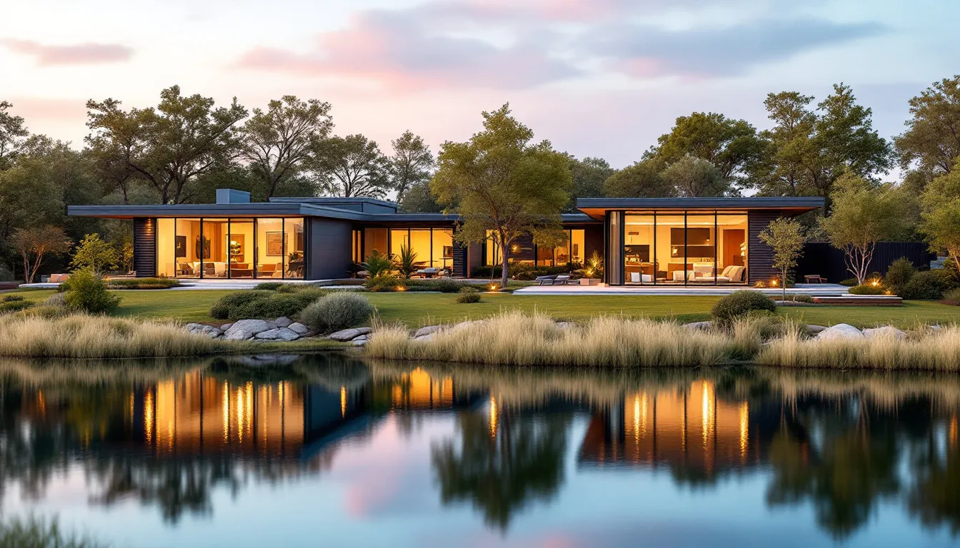 Stunning homes built on the shores of Lake Granbury.