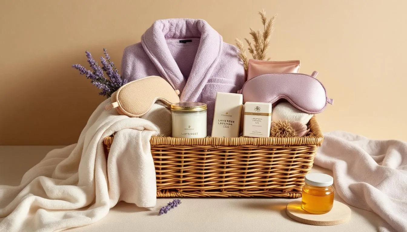 Essential items for a perfect spa gift basket.