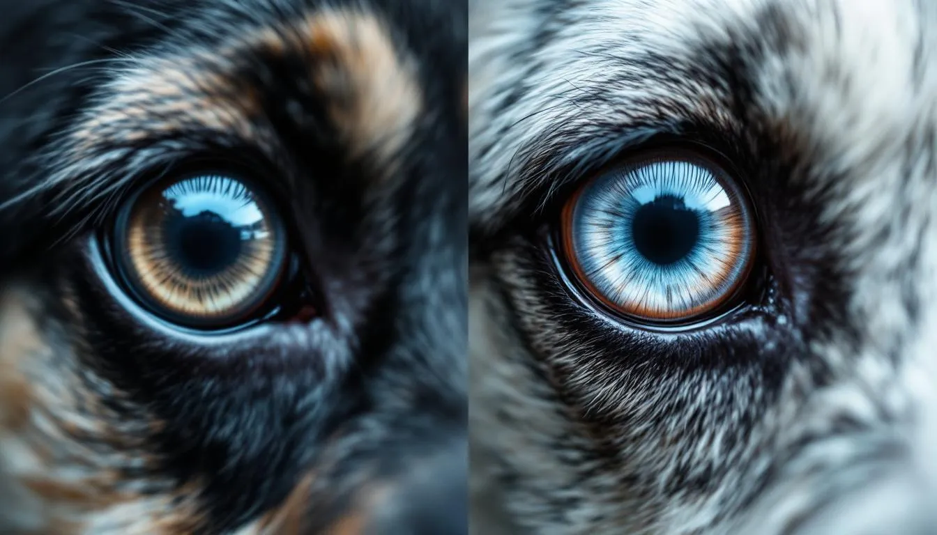 A close-up image shows a clear dog