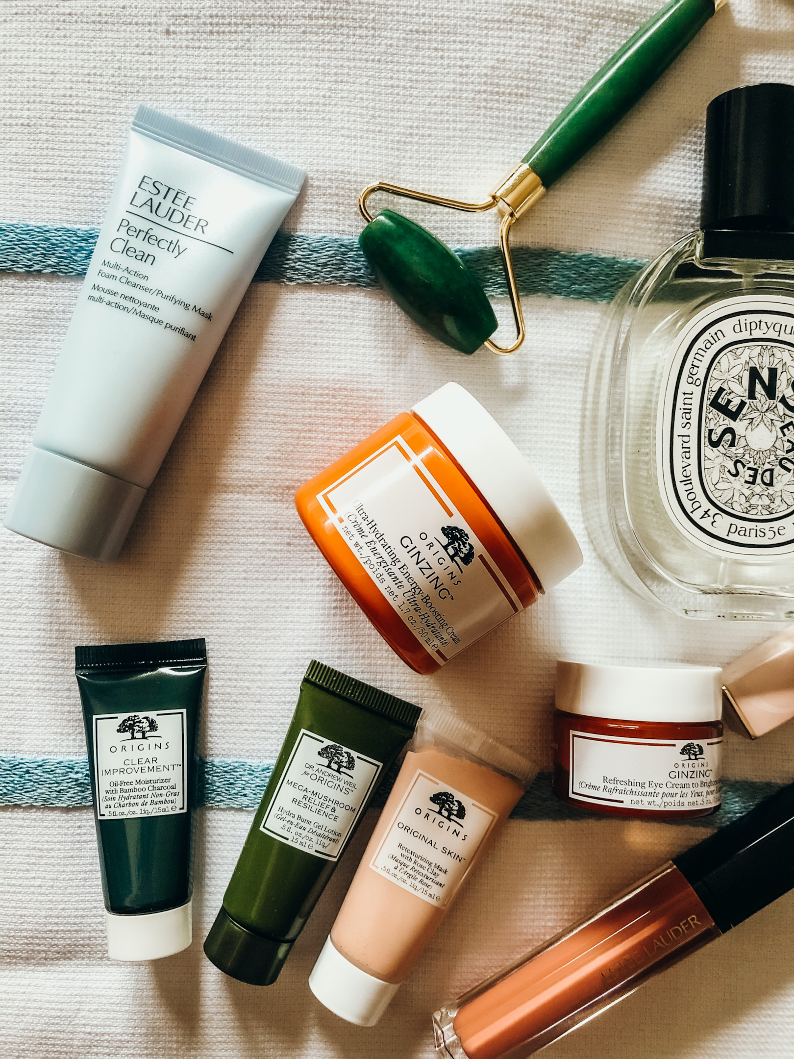 A skincare brand shows off their new line in stores now.
