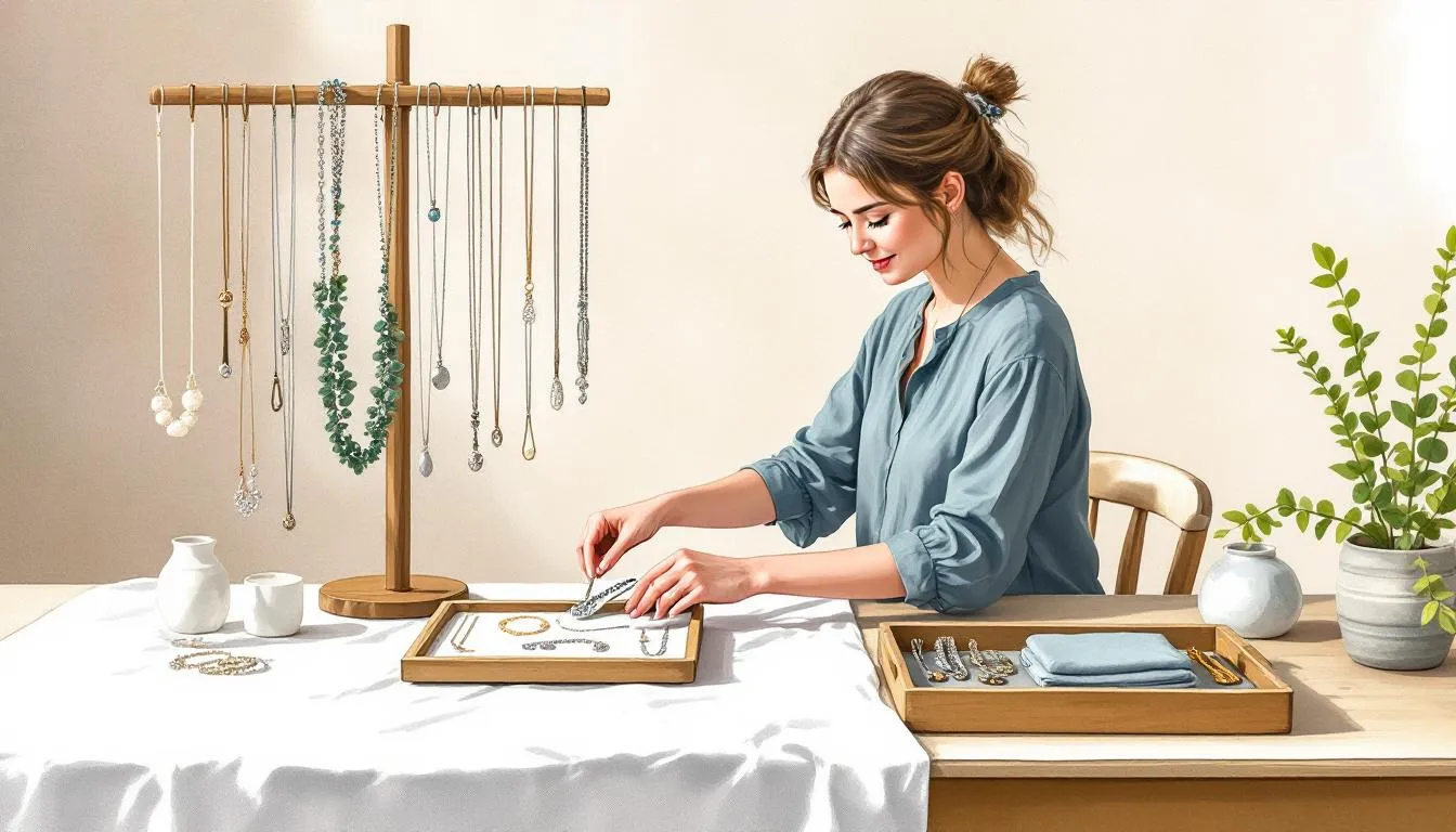 Comment ranger vos colliers en argent.