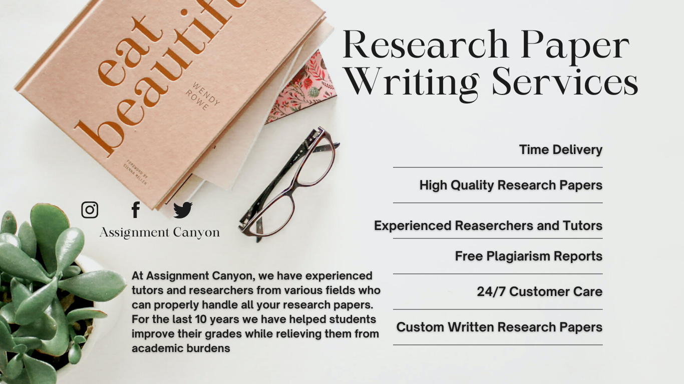 Reach out to Assignment Canyon for affordable research paper writing services