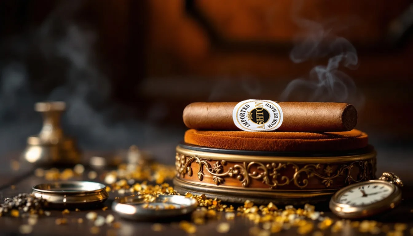 Ashton Classic Majestic cigars, known for their rich and complex flavors.