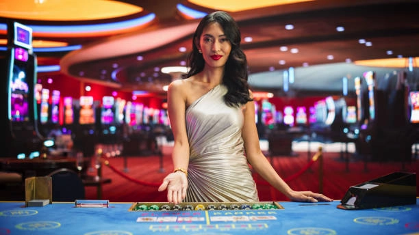 beautiful live casino dealer