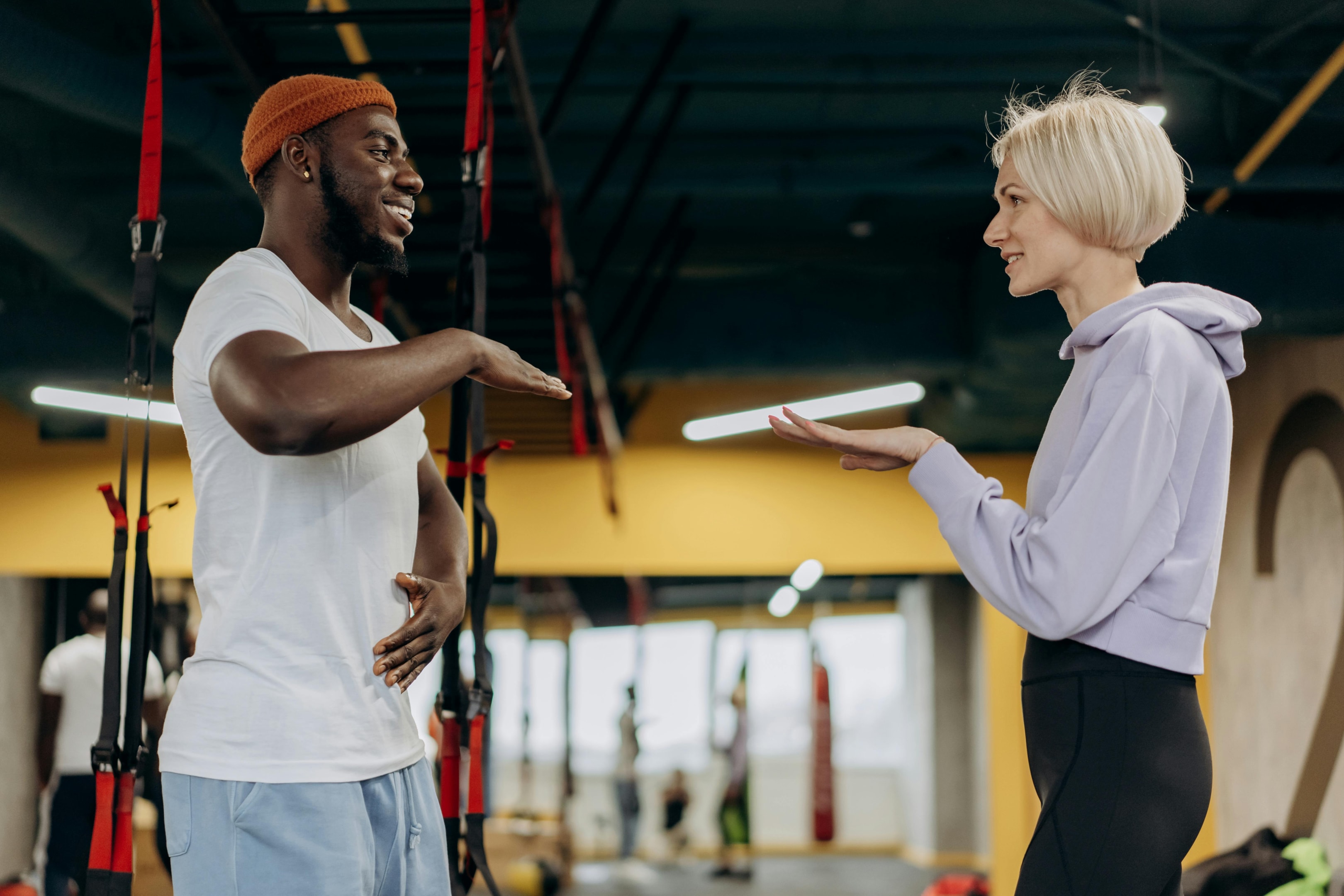 Photo by Mikhail Nilov: https://www.pexels.com/photo/man-and-woman-standing-face-to-face-6740295/