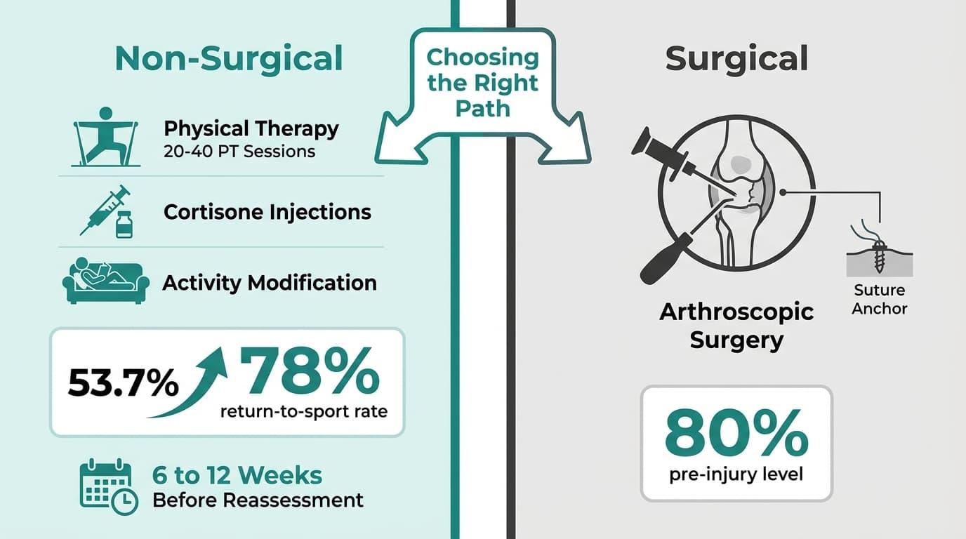 Non-Surgical vs. Surgical Treatment