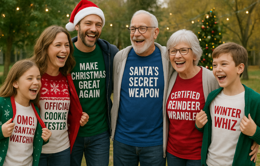 Why Personalized & Humorous Apparel Works for the Holidays