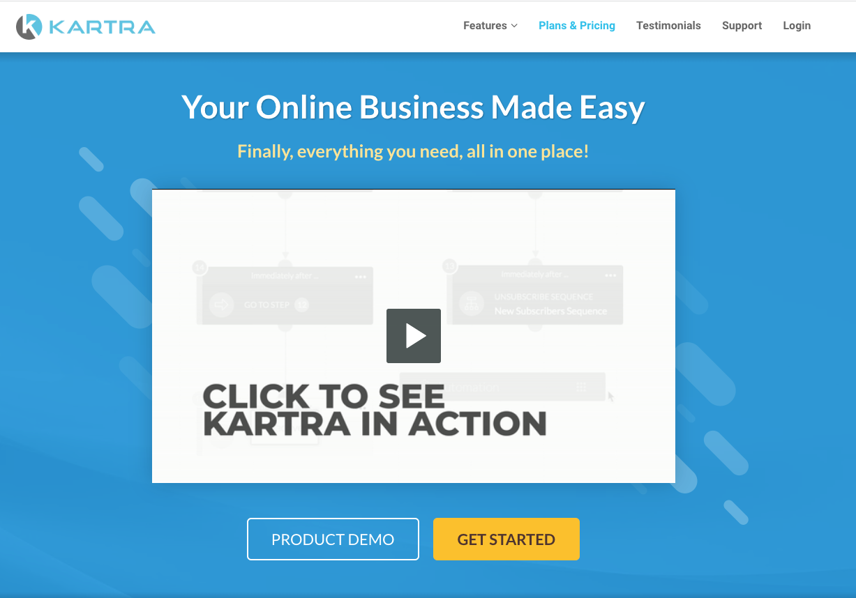 kartra all in one marketing software and funnel builder