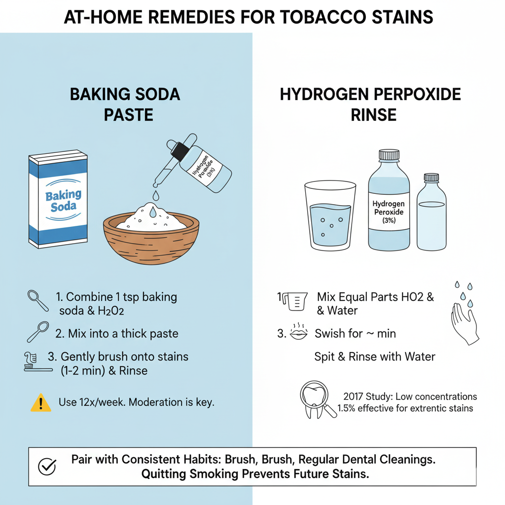 What At-Home Remedies Can Remove Tobacco Stains?