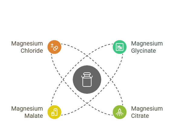 Infographic of types of Magnesium