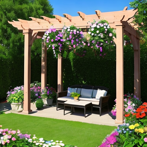 Install a pergola for full potential realized in your outdoor space.