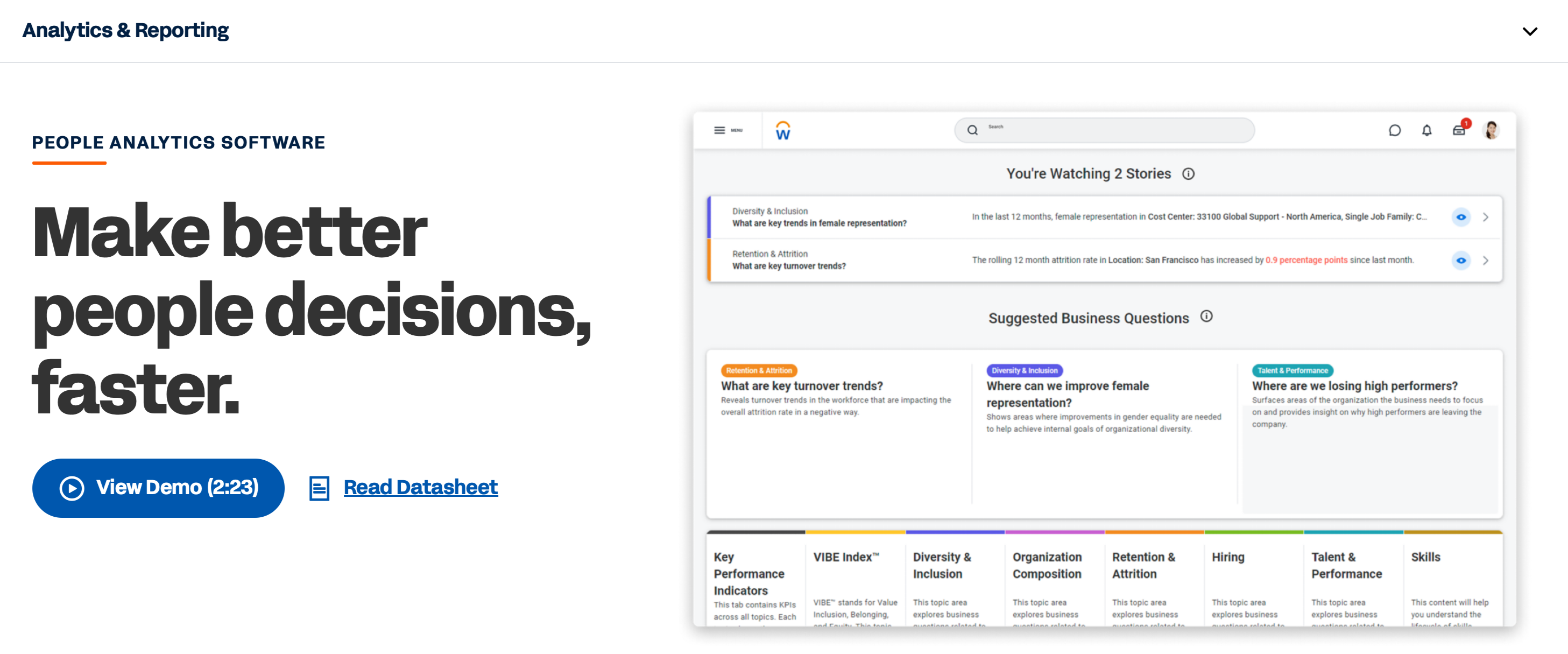 employee performance 0/2–5 employee engagement 1/2–4 talent management 0/3–8 analyze workforce data 0/1–2 employee data 0/2–3 human capital management platform 0/1–2 hr professionals 0/2–4 workforce metrics 0/2–7 implementing workforce analytics