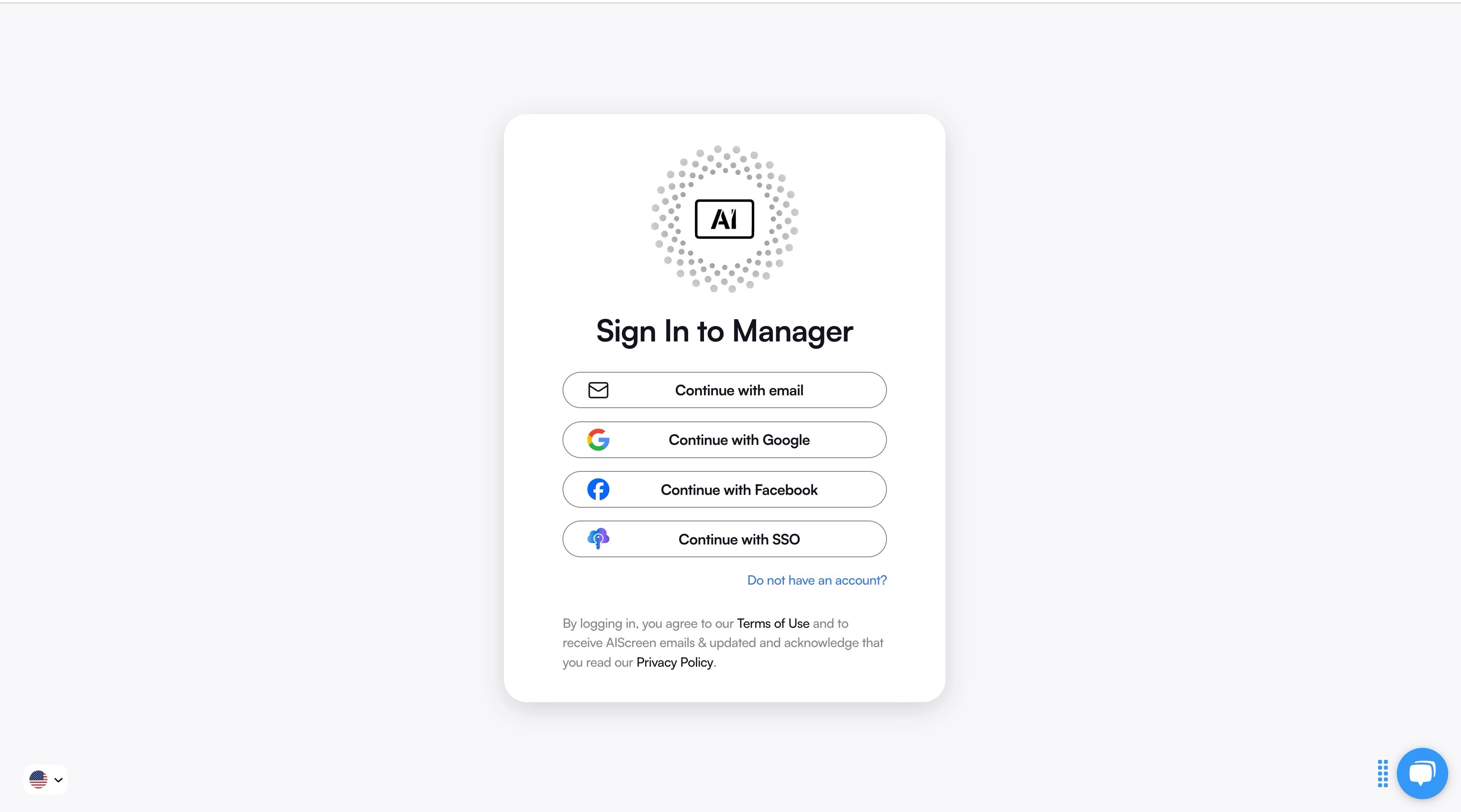log into the signage platform