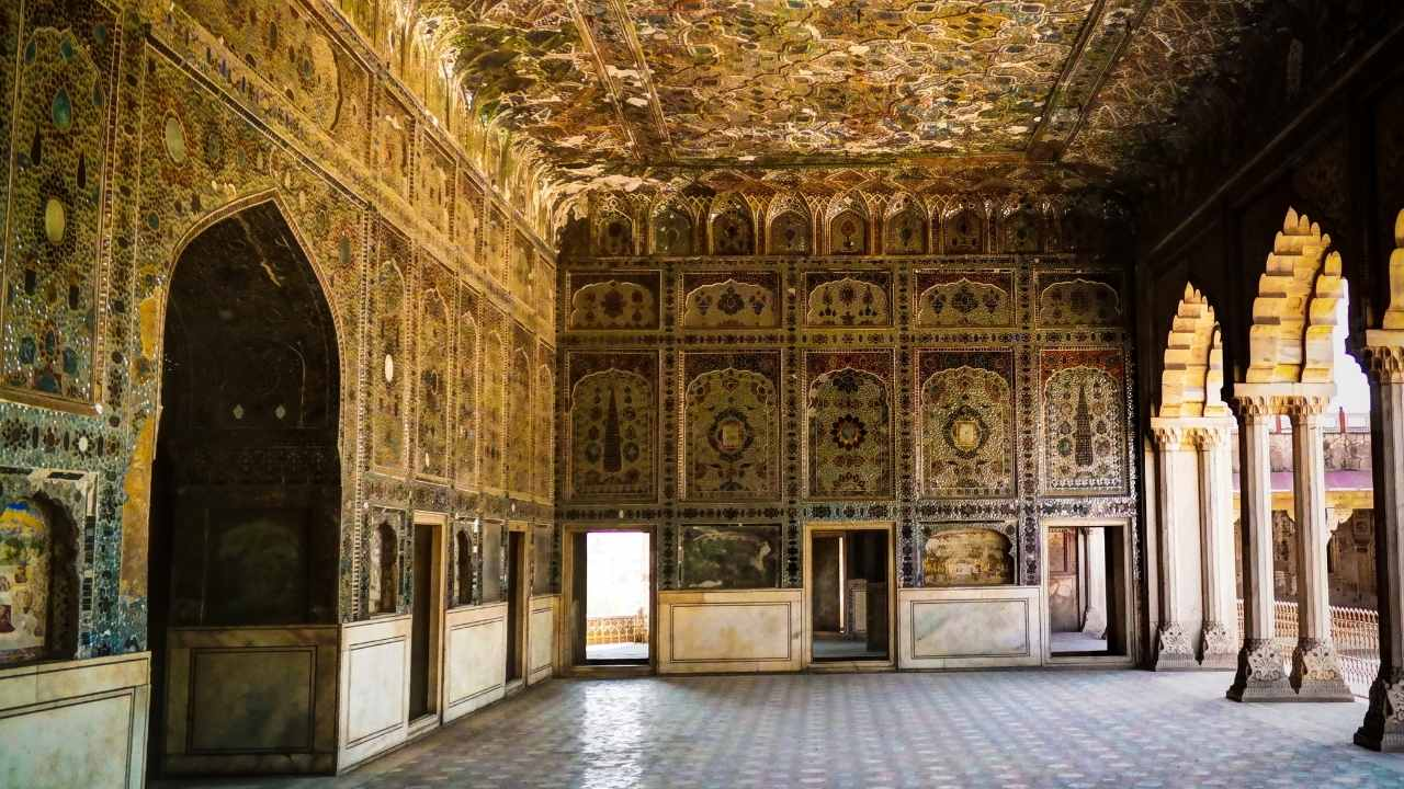 lahore fort, painted, grand 