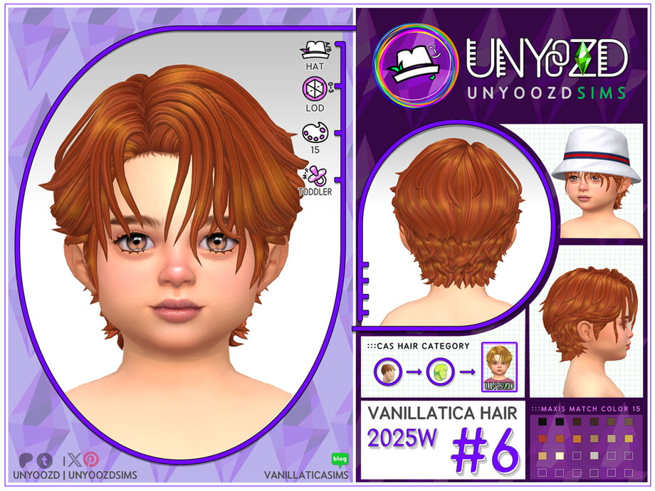 Vanillatica #6 Hair for Toddler