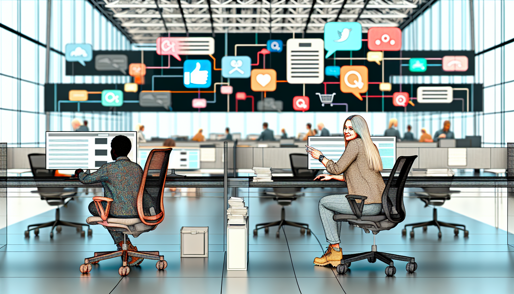 Engaging with customers on social media