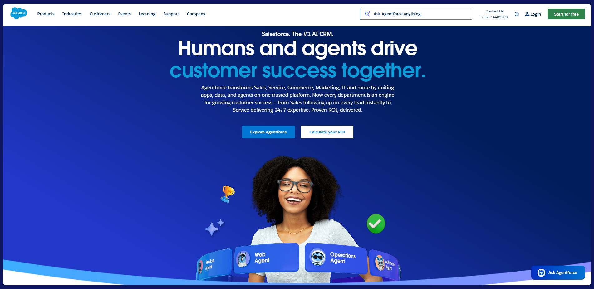 Salesforce homepage; looking for the best email verification software for salesforce.