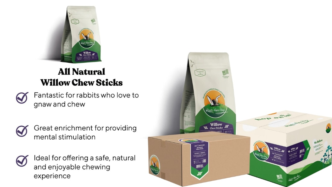 all natural willow chew sticks
